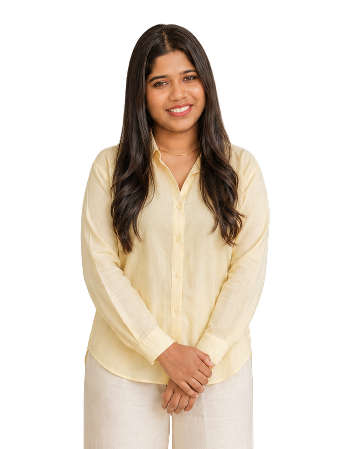 Professional portrait of Thamanna Ibrahim, Best Digital Marketing Strategist in Kochi, Kerala, specializing in SEO, SEM, and digital marketing.